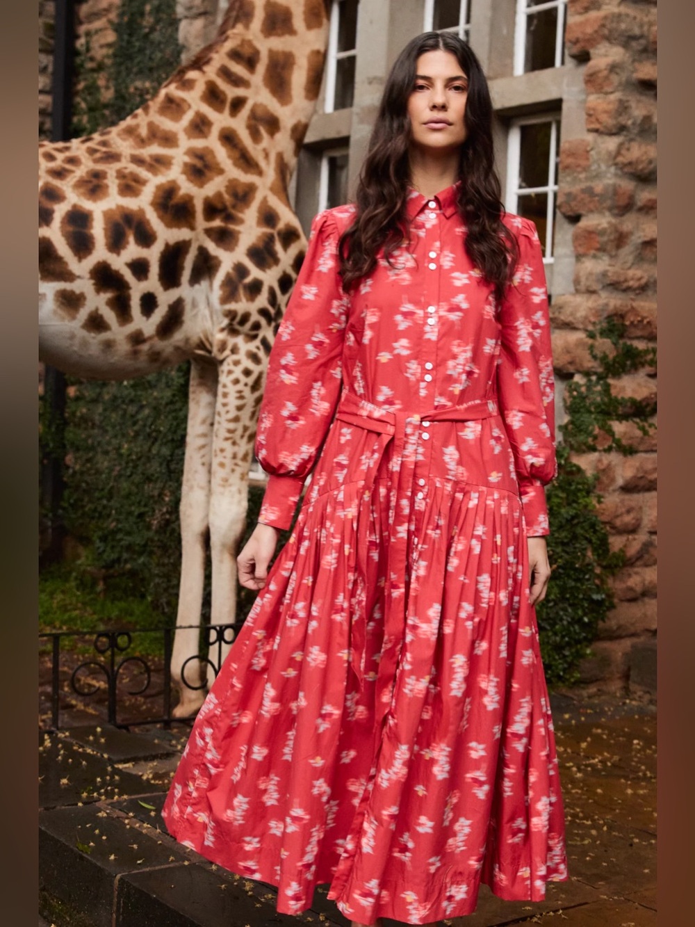 Oliphant Nora Dress-Lebombo Rust